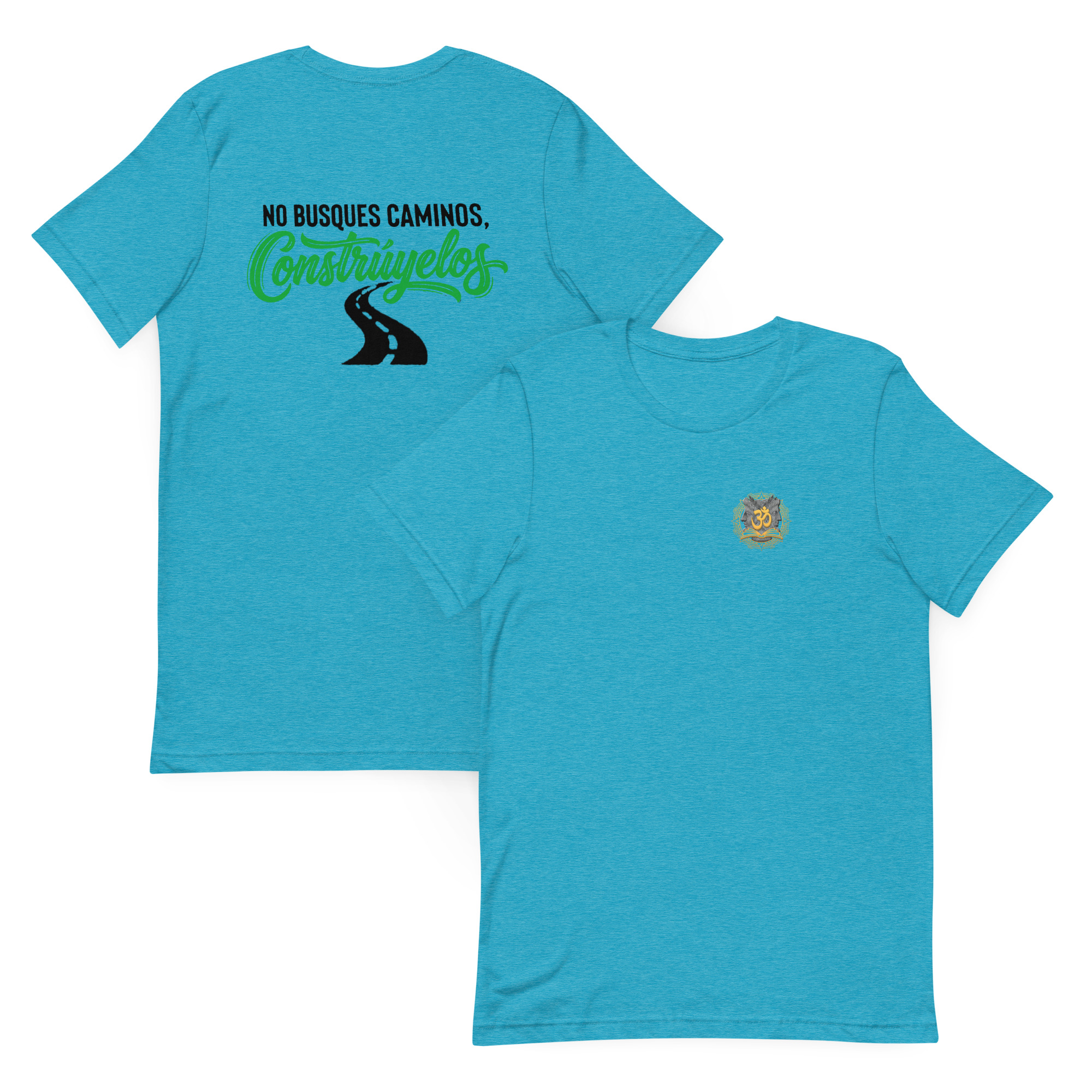 Camiseta Veda de manga corta unisex "No busques caminos" - Imagen 3
