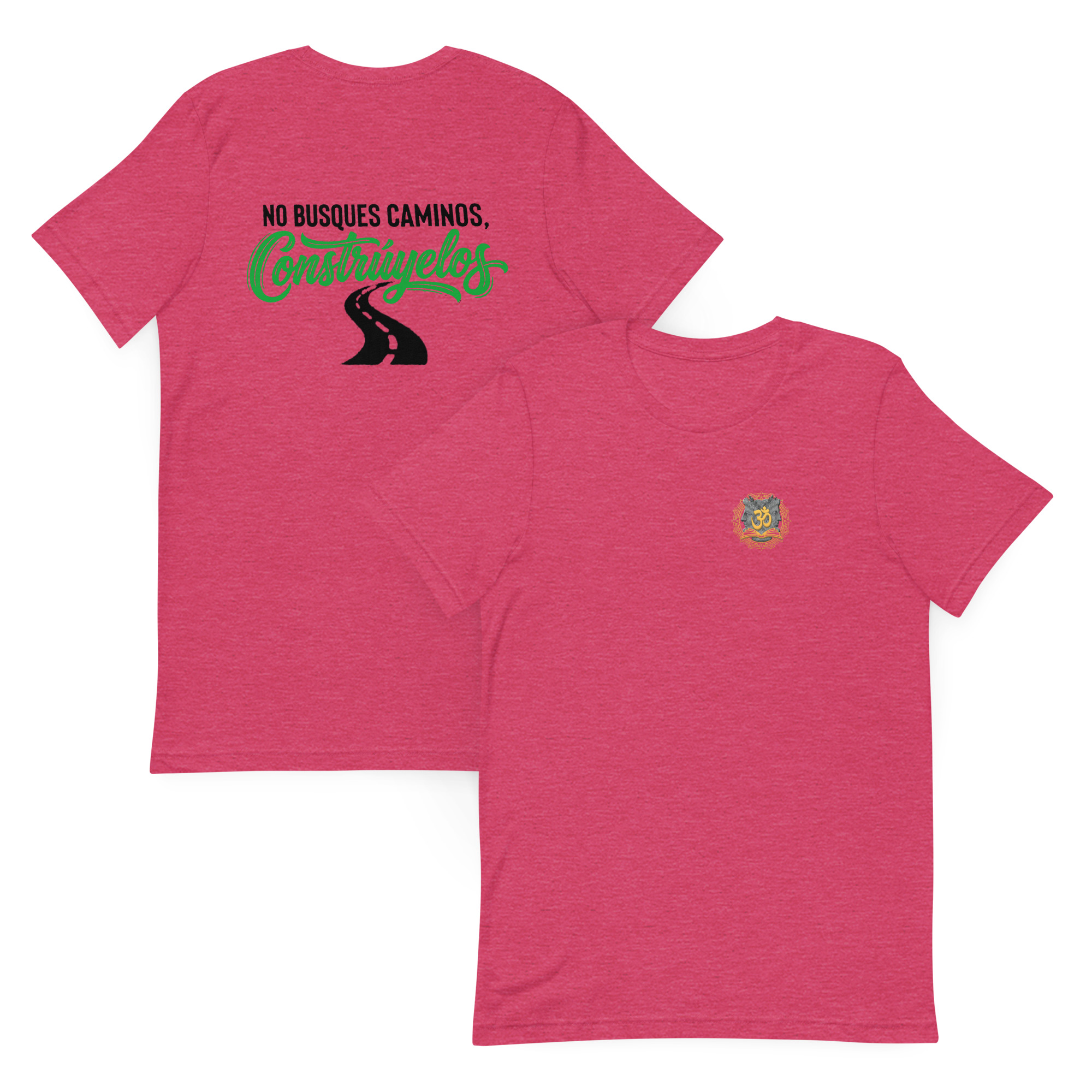 Camiseta Veda de manga corta unisex "No busques caminos" - Imagen 2