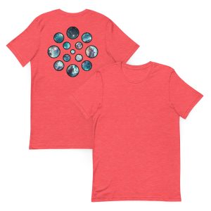 Camiseta Mergómenes Blue de manga corta unisex