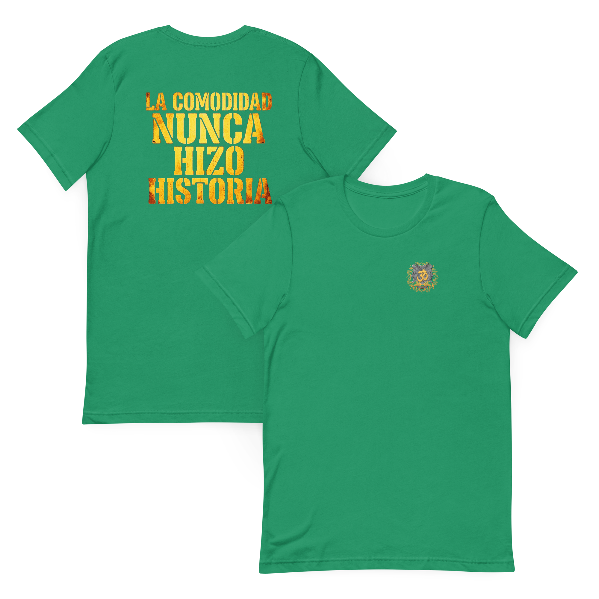 Camiseta Veda de manga corta unisex "La comodidad nunca hizo historia" - Imagen 10