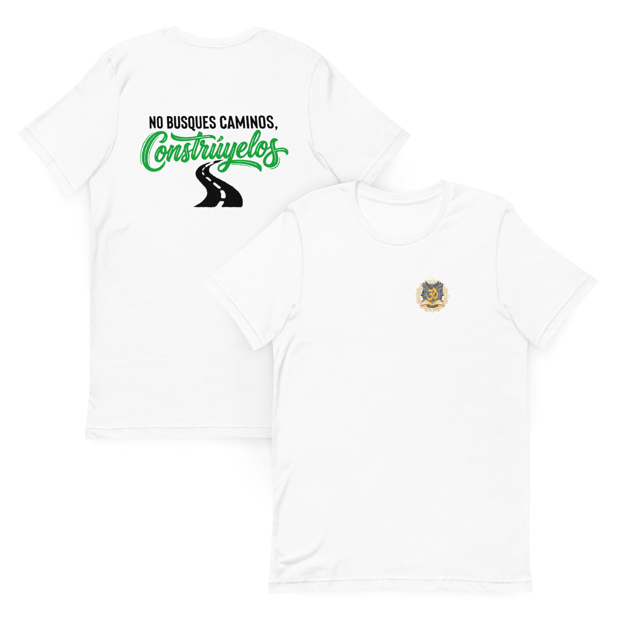 Camiseta Veda de manga corta unisex "No busques caminos" - Imagen 8