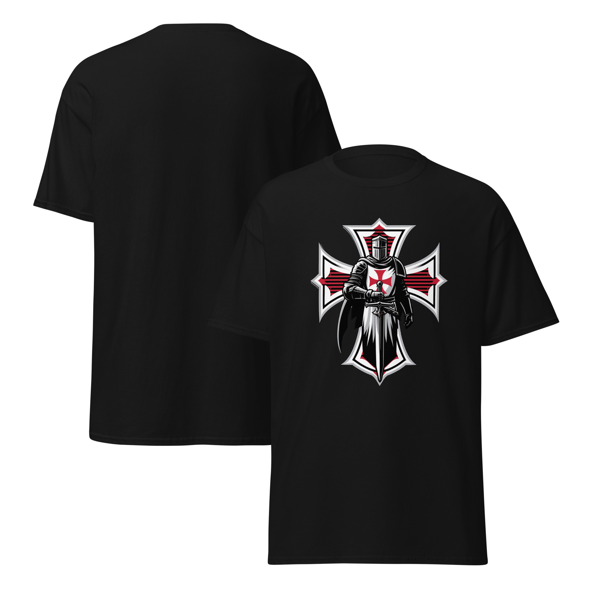 Camiseta Templarios Mod.4 clásica unisex - Imagen 2