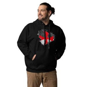 Sudadera templarios mod 2. con capucha unisex