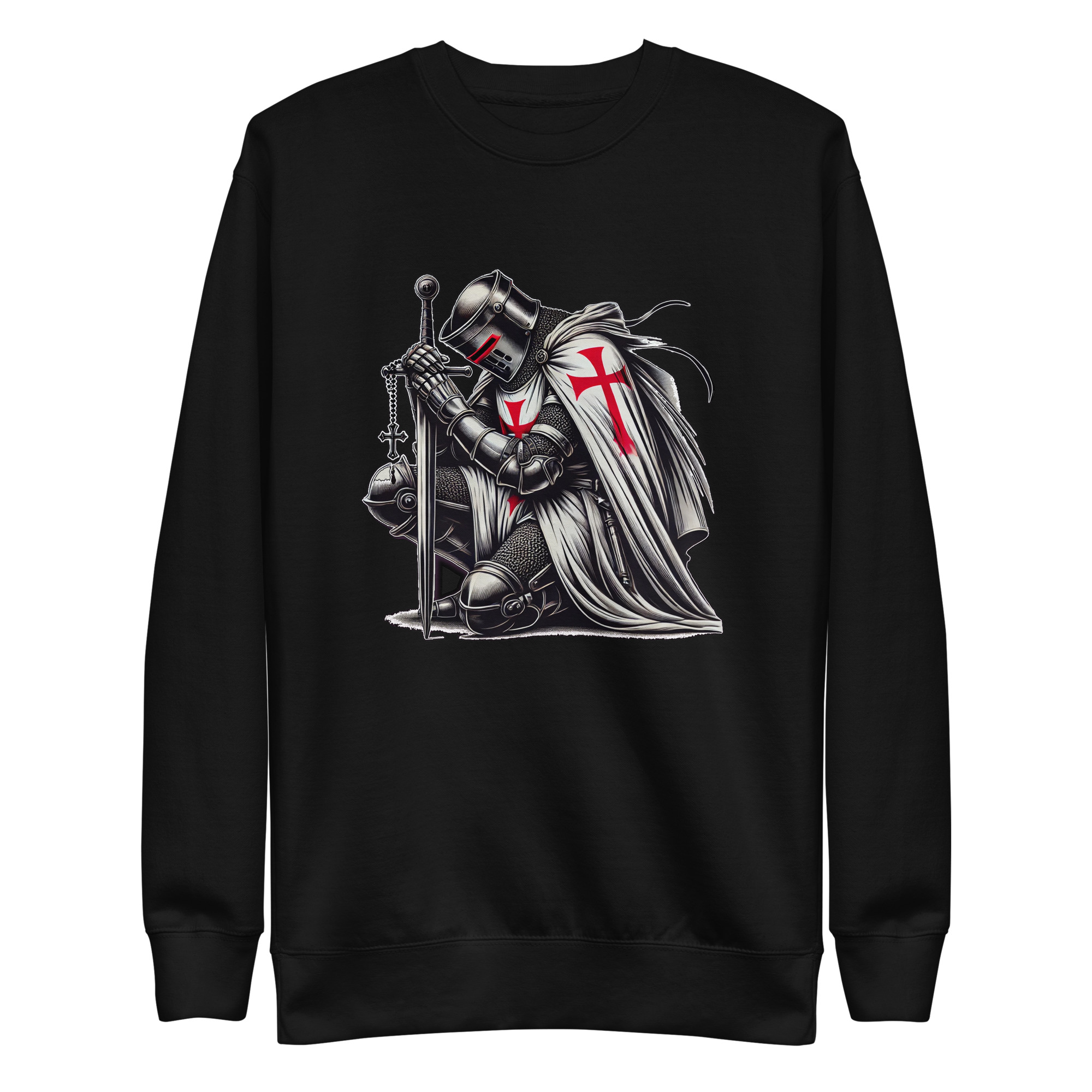 Sudadera gruesa Templarios Mod.3 unisex - Imagen 7