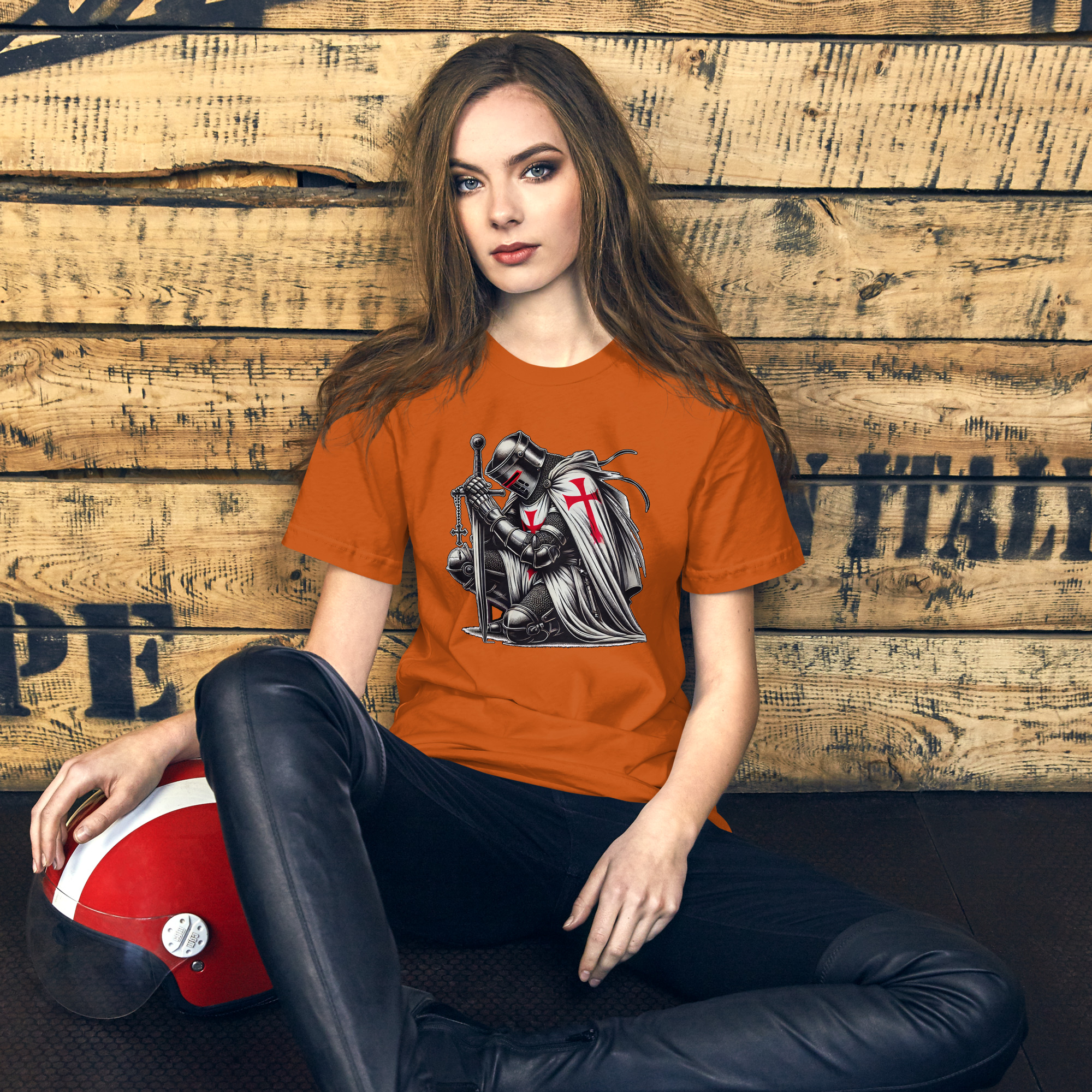 Camiseta templarios Mod.3 de manga corta unisex - Imagen 8