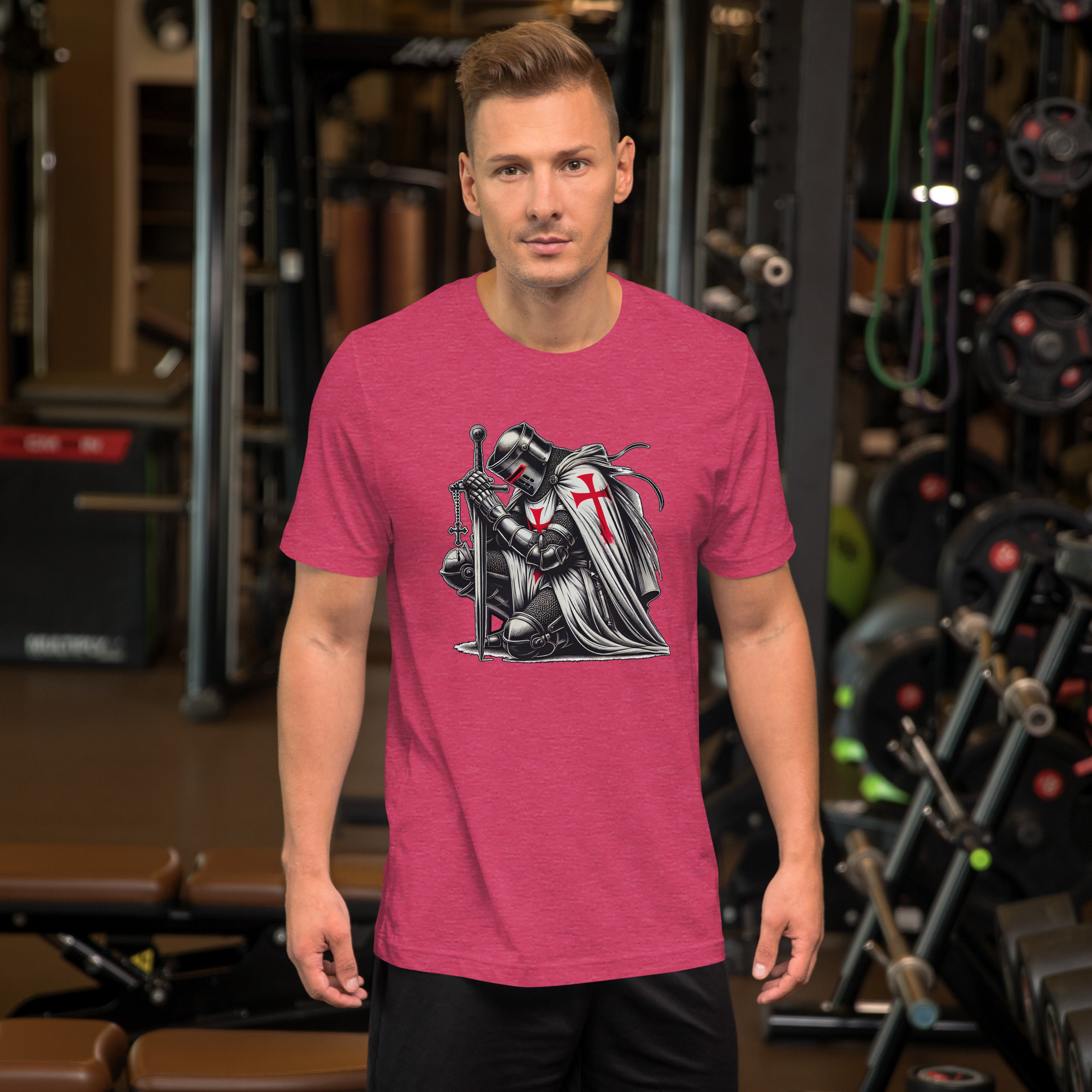Camiseta templarios Mod.3 de manga corta unisex - Imagen 3
