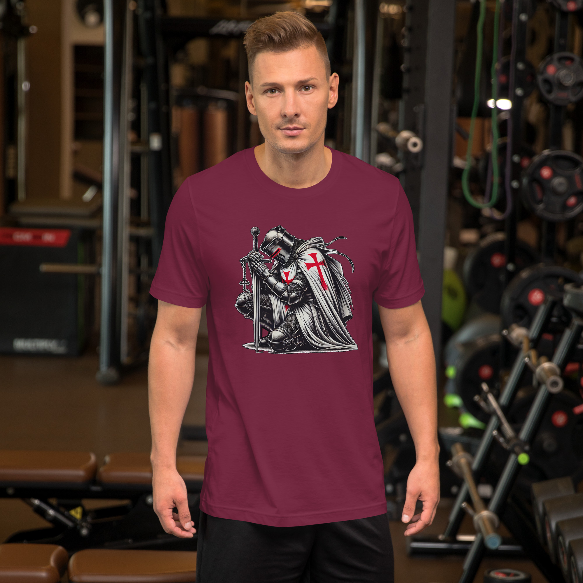 Camiseta templarios Mod.3 de manga corta unisex - Imagen 2