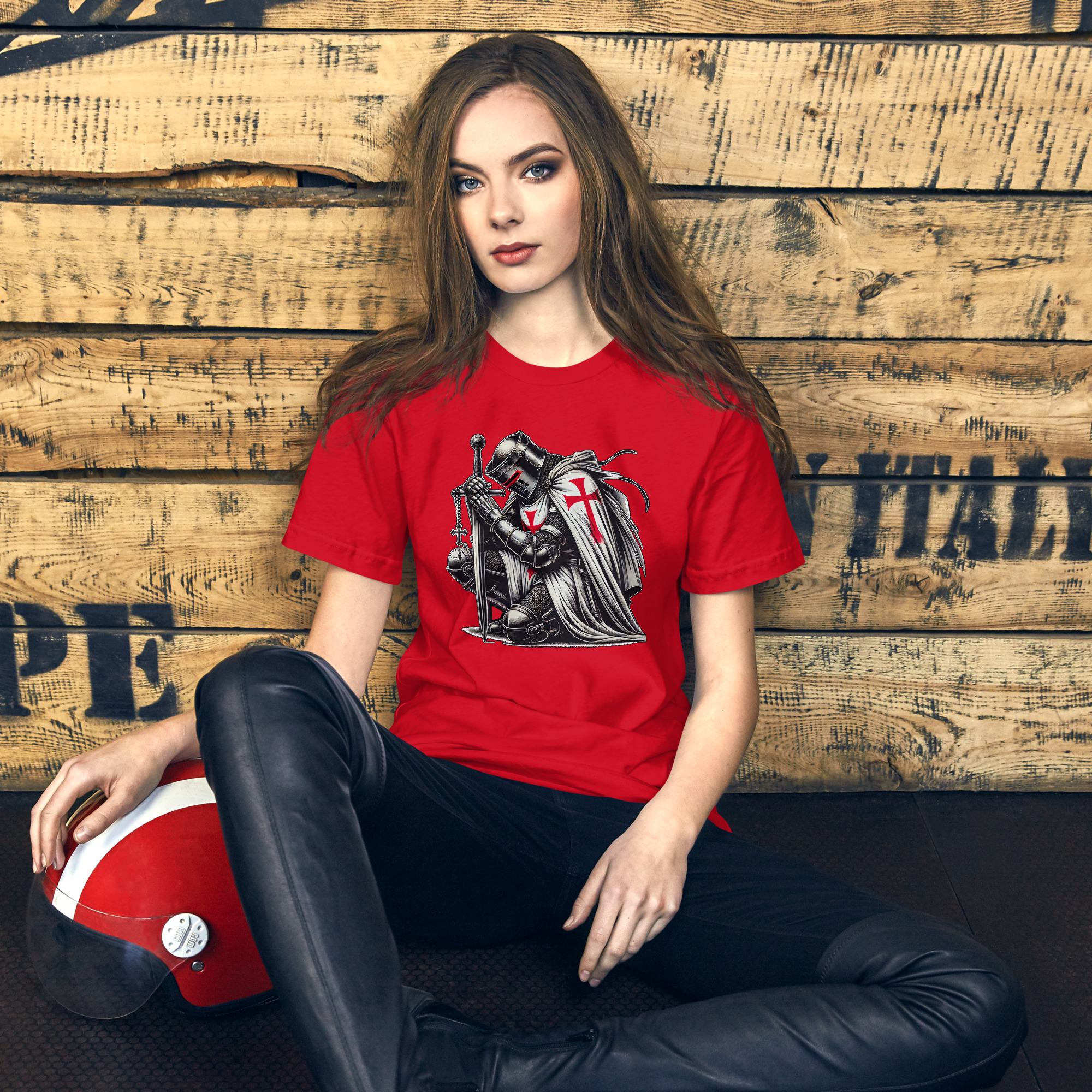Camiseta templarios Mod.3 de manga corta unisex - Imagen 7