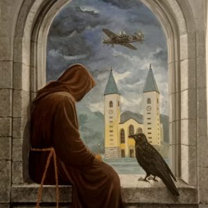 «Batalla en la Niebla» · Lienzo original de Concha Sevillano (CSP)